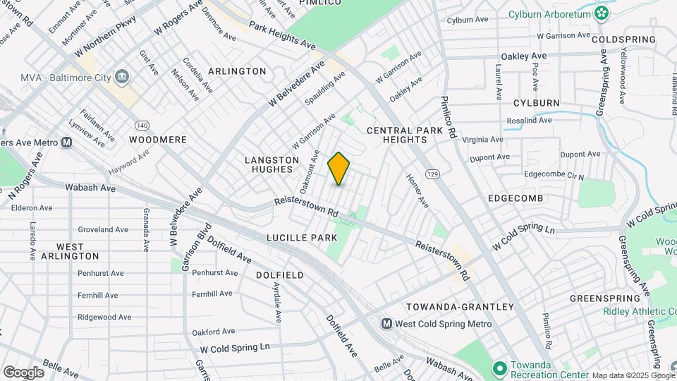 3704 Beehler Ave Map and Location Details