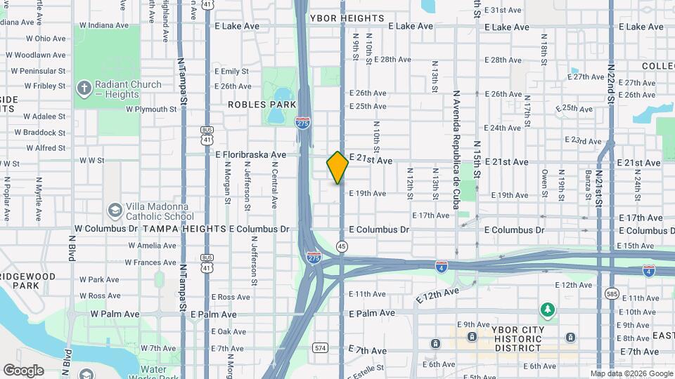 2818 N Nebraska Ave Map and Location Details