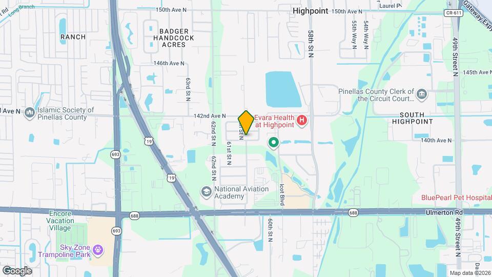 6013 140th Terrace N Map and Location Details