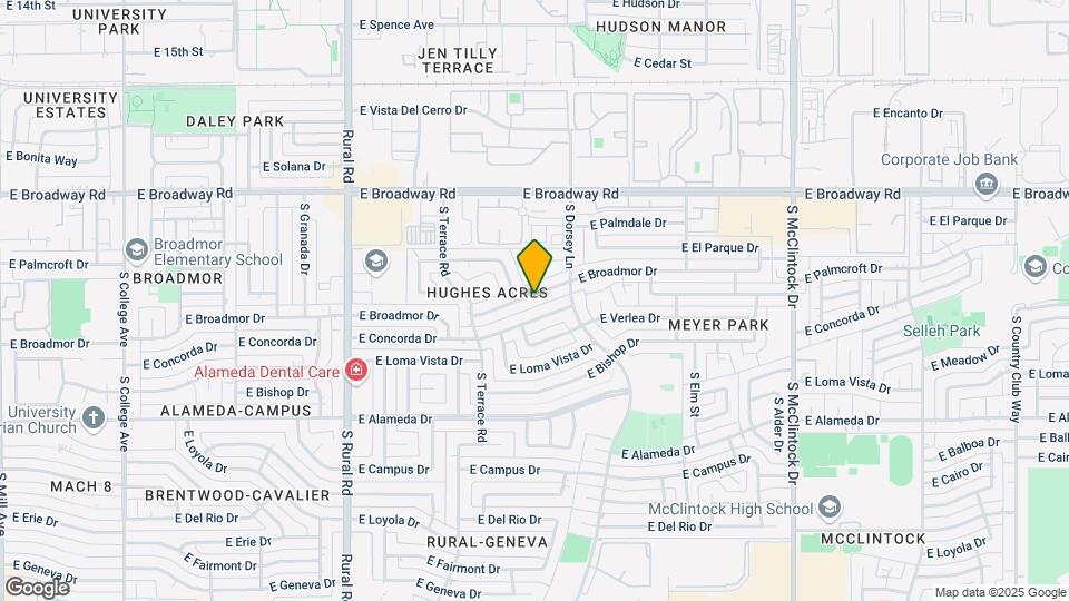 1215 E Broadmor Dr, Unit Apt 208 Map and Location Details