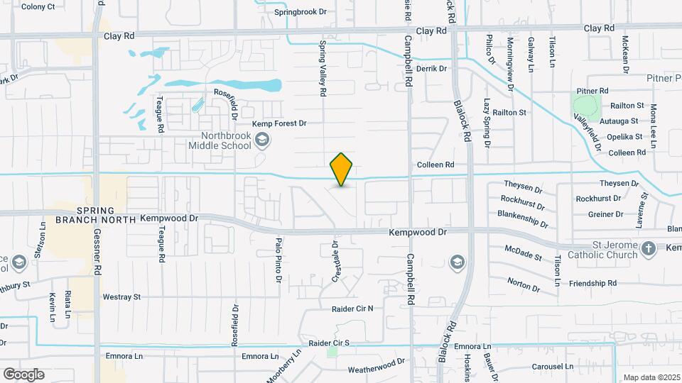 9619 Rockhurst Dr Map and Location Details