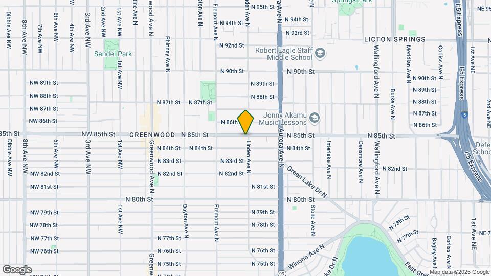 8415 Linden Ave N Map and Location Details