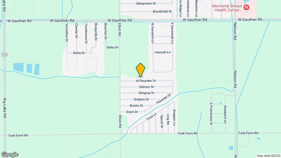 2444 N Flounder Dr Map and Location Details
