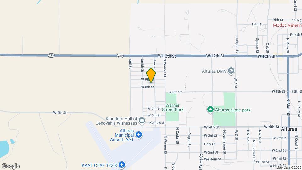 1304 W 8th St Map and Location Details