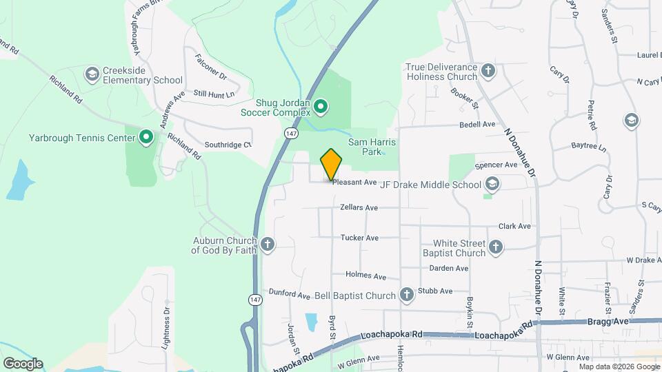 1011 Pleasant Ave Map and Location Details