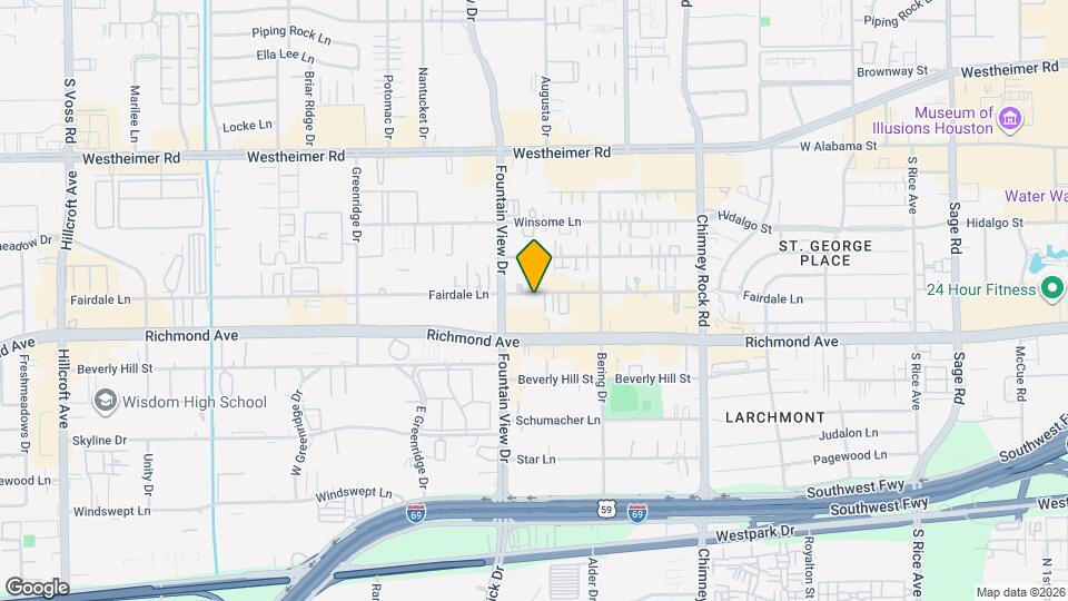 5917 Fairdale Ln Map and Location Details