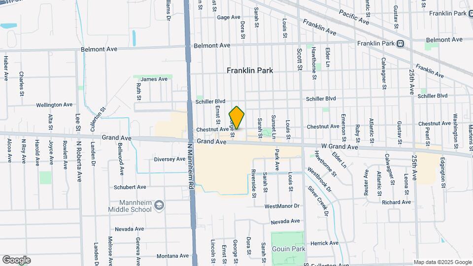 10221 Chestnut Ave Map and Location Details