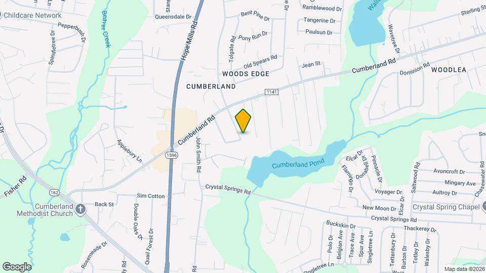 2617 Wingate Rd Map and Location Details