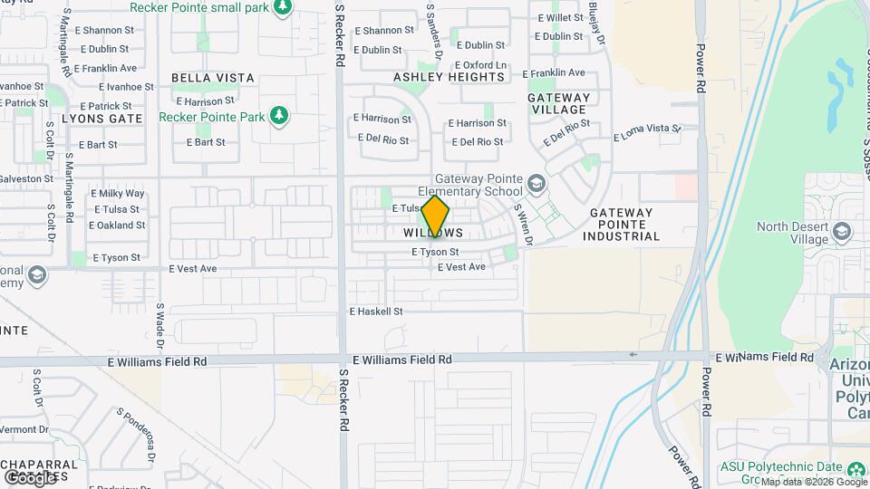 4201 E Carla Vista Dr Mapa y Detalles de la Ubicación