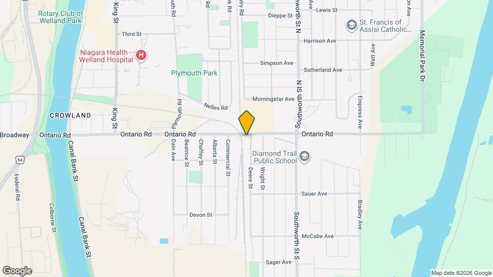 718 Ontario Rd Map and Location Details