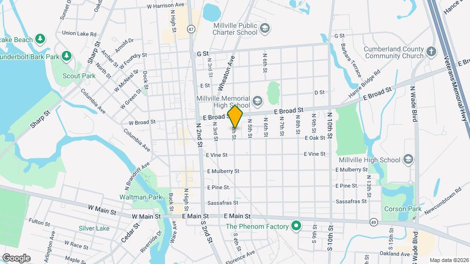 509 N 4th St. Map and Location Details