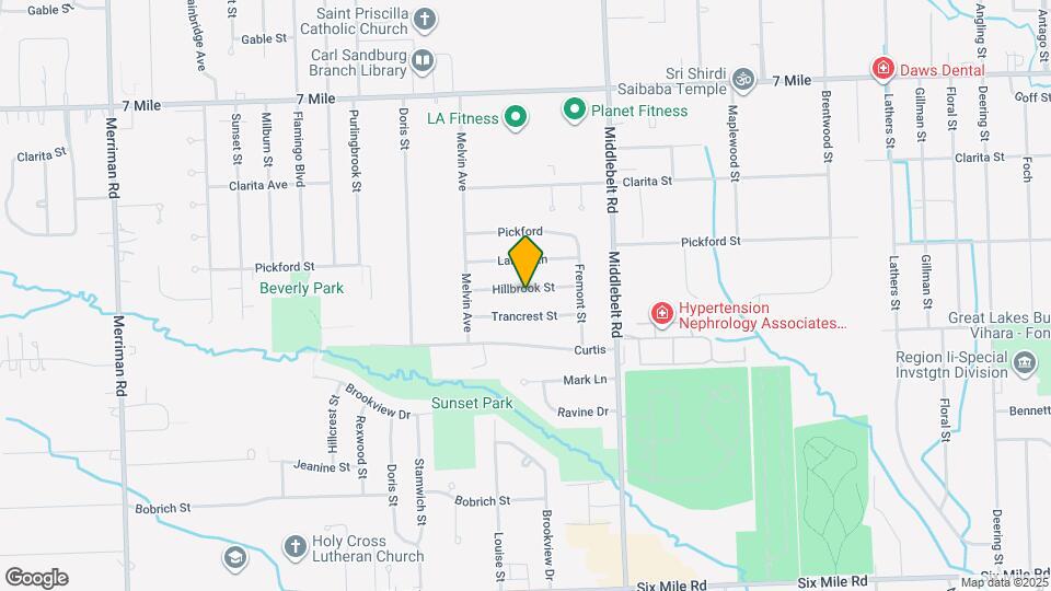 29703 Hillbrook St Map and Location Details