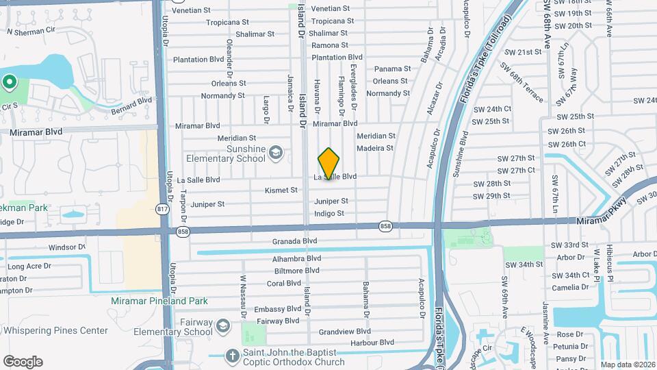 7649 Kismet St Map and Location Details