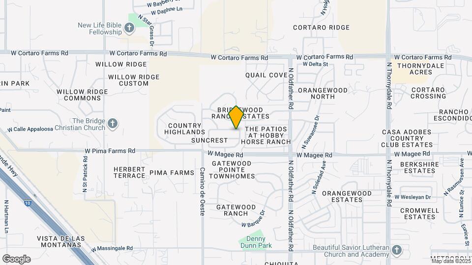 4469 W Holly Berry Way Map and Location Details