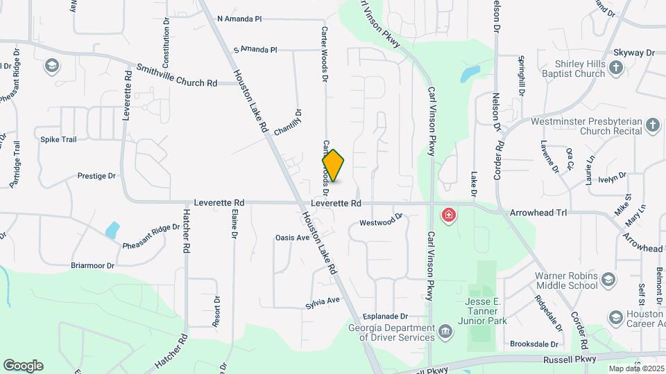 104 Carter Woods Dr Map and Location Details