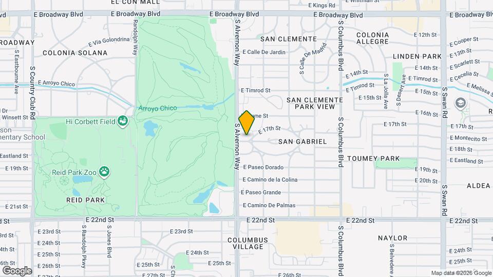 3927 E Montecito St Map and Location Details