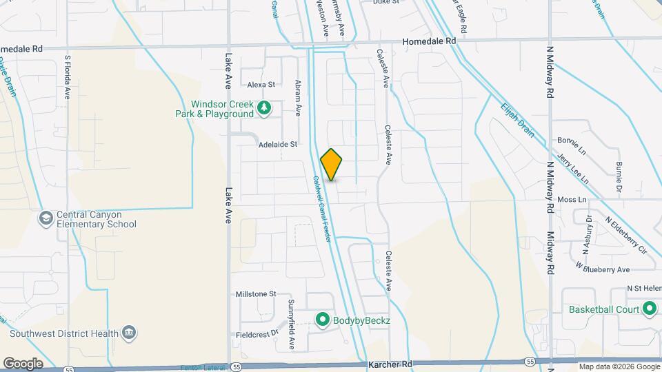 16555 Senden Ave Map and Location Details