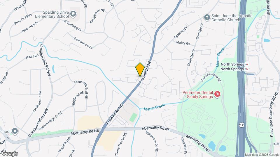6900 Roswell Rd, Unit G4 Map and Location Details