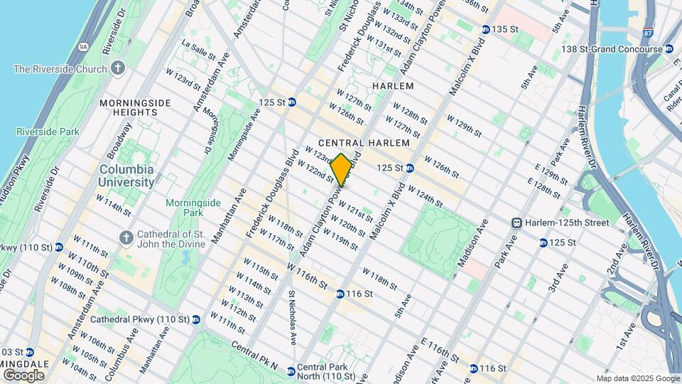 2035 Adam Clayton Powell Jr Blvd Mapa y Detalles de la Ubicación