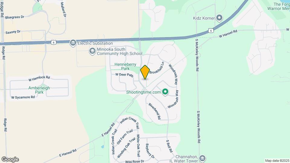 25830 S Brookfield Ct Map and Location Details