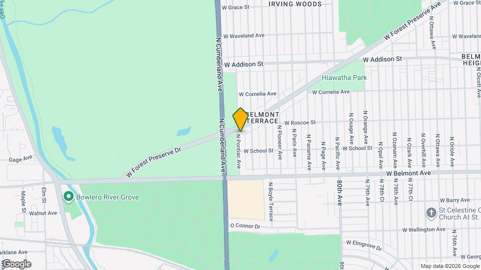 8325 W Forest Preserve Ave Map and Location Details