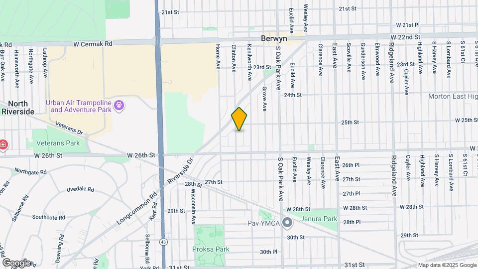 2517 Clinton Ave Map and Location Details