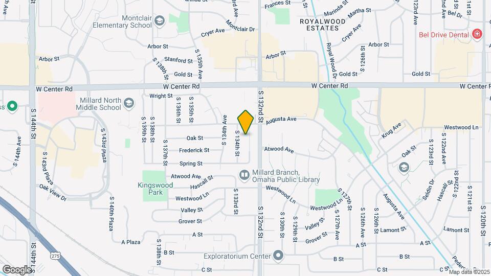 3036 S 133rd St Map and Location Details