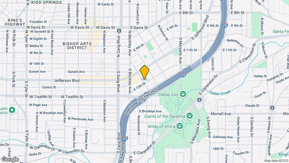 201 E 12th St Mapa y Detalles de la Ubicación