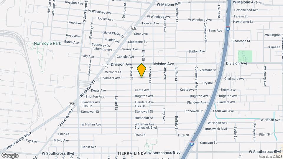 1230 Chalmers Ave Map and Location Details