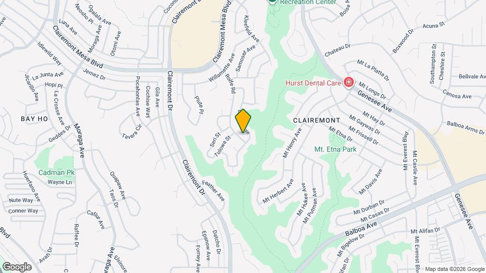 4361 Rolfe Rd Map and Location Details