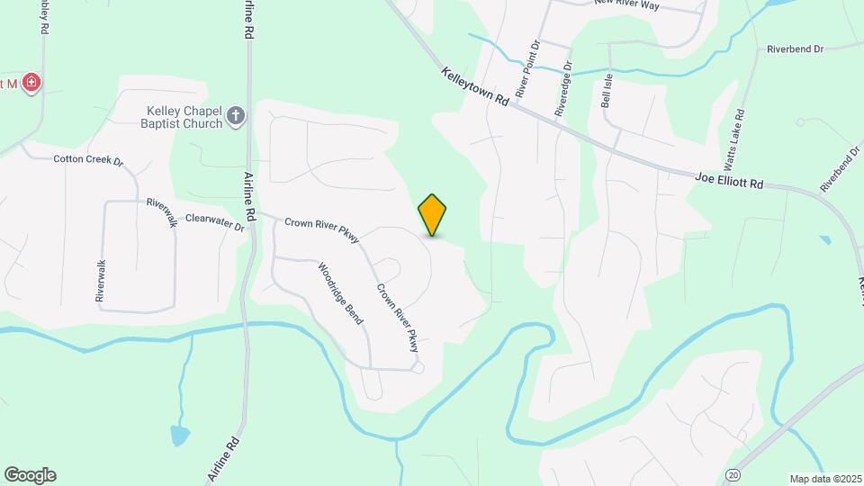 1119 River Green Ct Map and Location Details