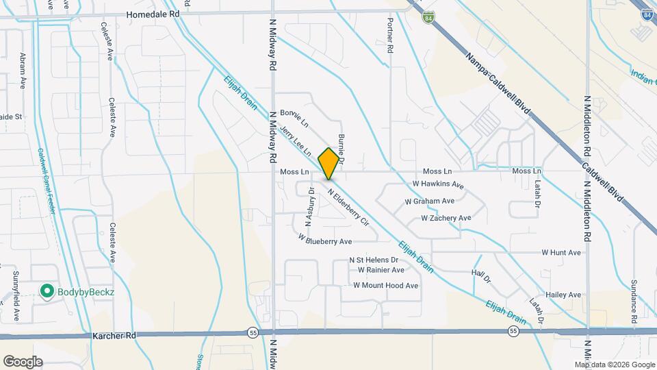 11834 W Huckleberry Dr Map and Location Details