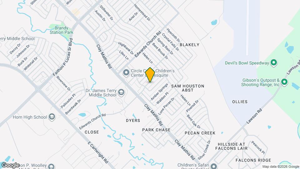 2124 Creek Royal Dr Map and Location Details