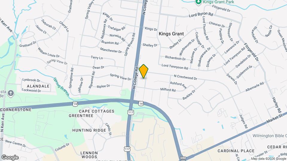 113 N Crestwood Dr Map and Location Details
