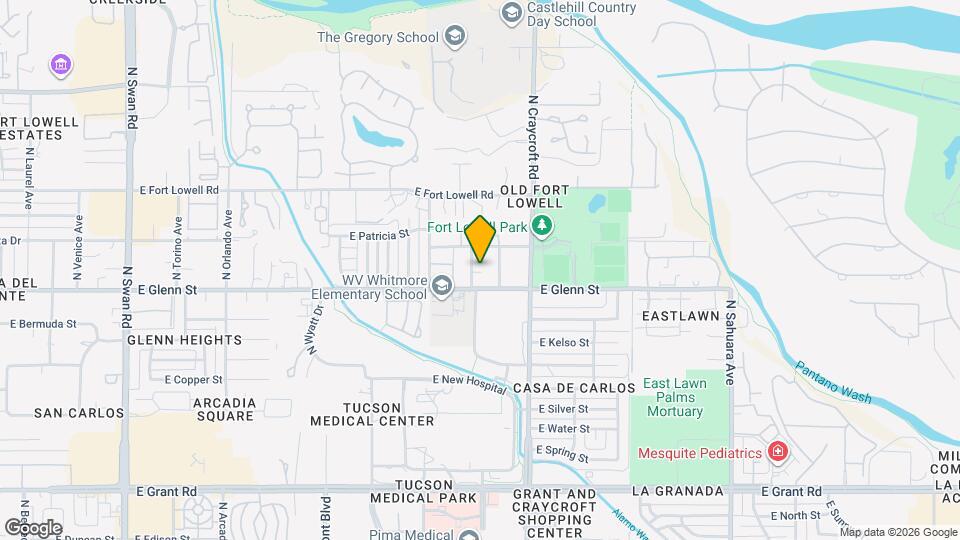 2824 N Woodland Ave Map and Location Details