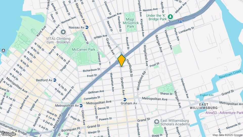 450 Graham Ave Mapa y Detalles de la Ubicación