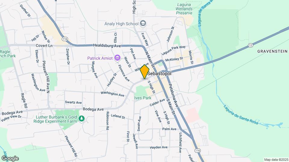 7225 Bodega Ave Map and Location Details