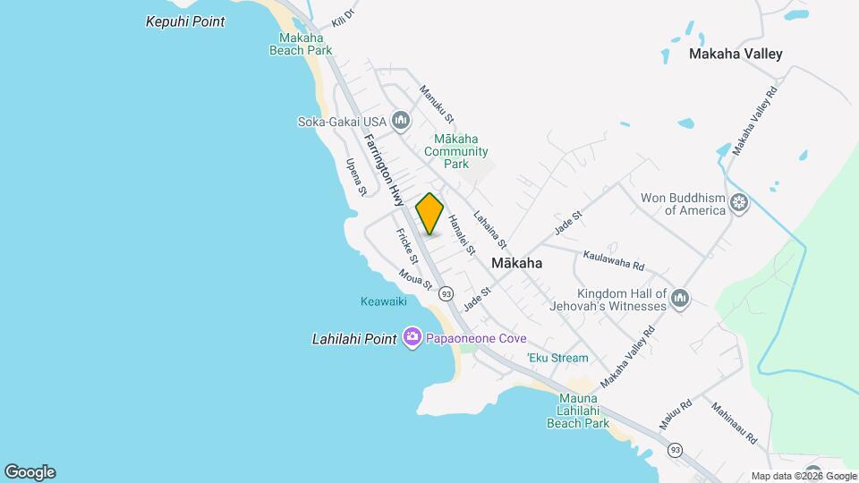 84-814A Farrington Hwy Mapa y Detalles de la Ubicación