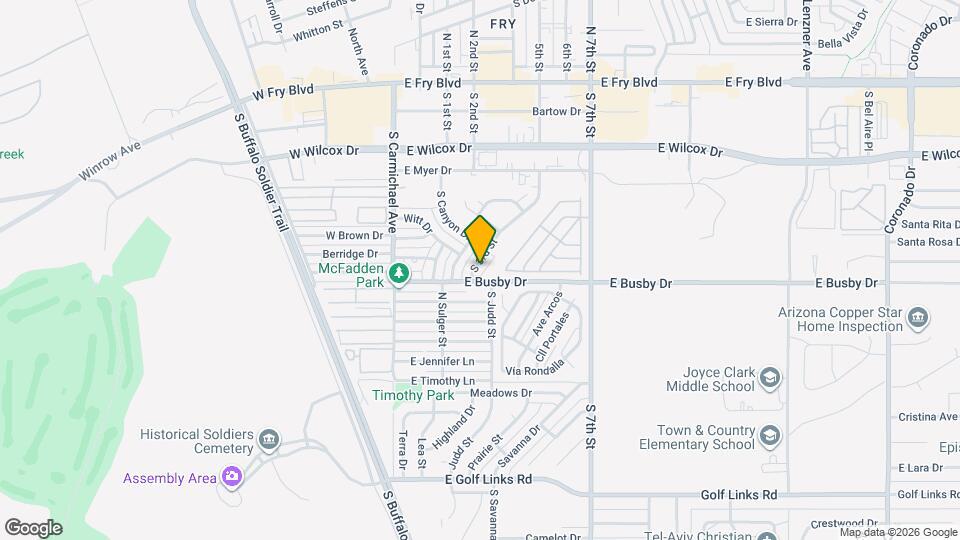 615 S 3rd St Map and Location Details