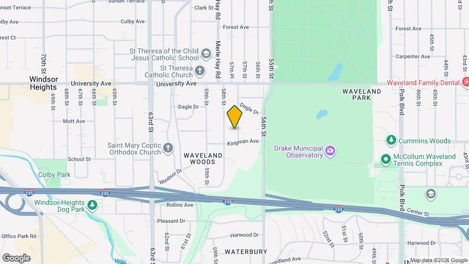 1050 57th St Map and Location Details