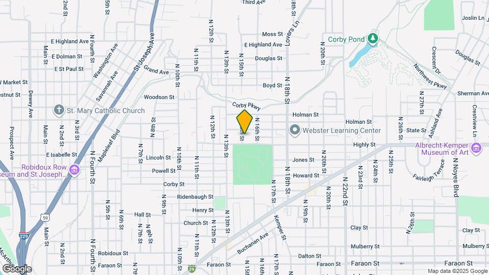 1211 N 15th St Map and Location Details