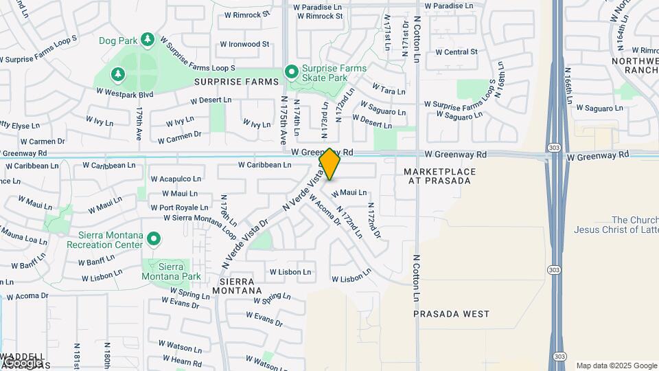 15227 N 173rd Ln Map and Location Details