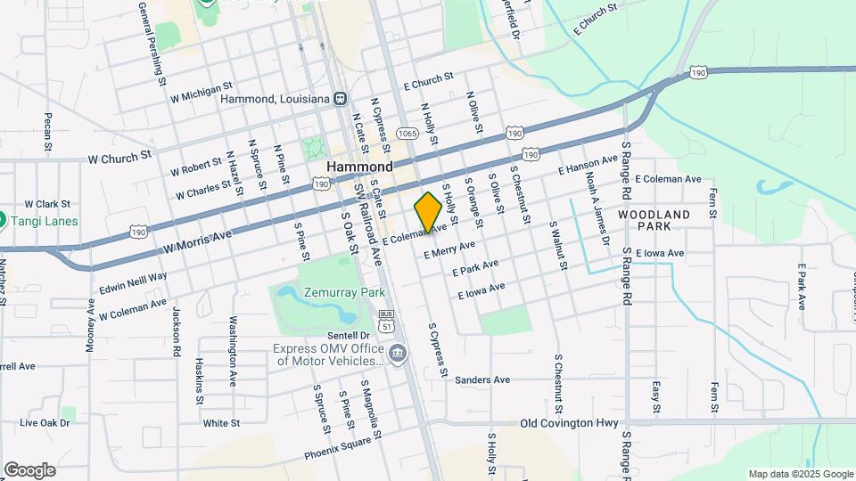 402 S Cherry St Map and Location Details