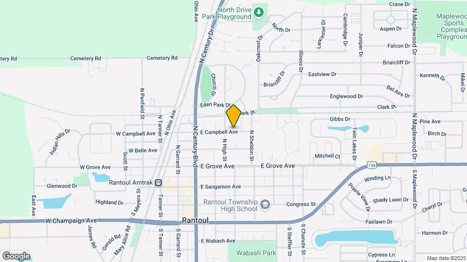 411 E Campbell Ave Map and Location Details
