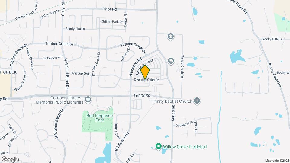 8691 Overcup Oaks Dr Map and Location Details