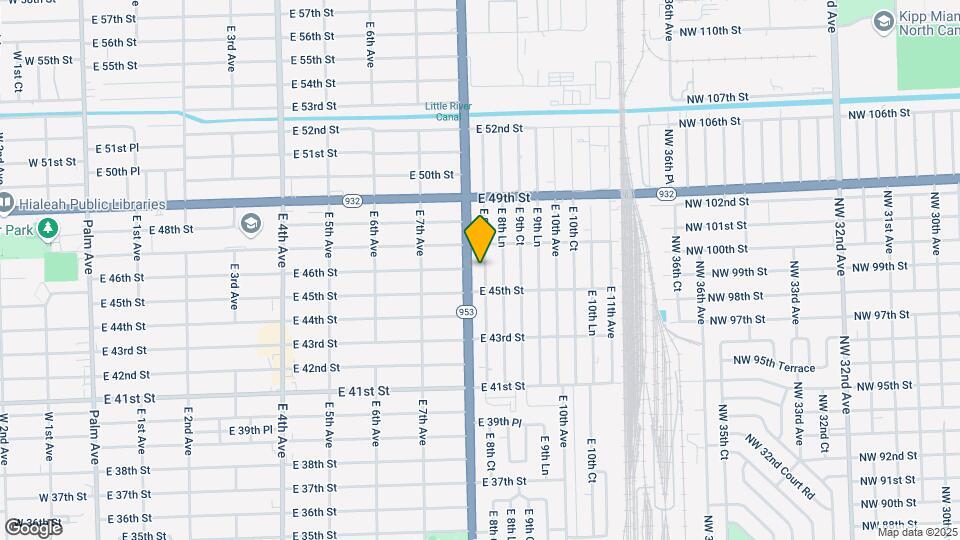 4596 E 8th Ct-Unit -2 Map and Location Details