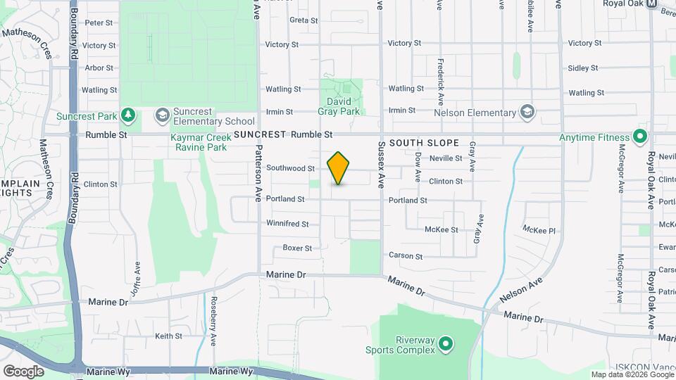 4325 Portland St Map and Location Details