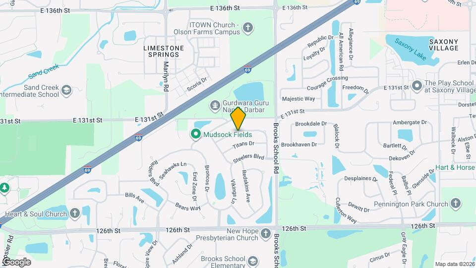 12331 Quarterback Ln Map and Location Details