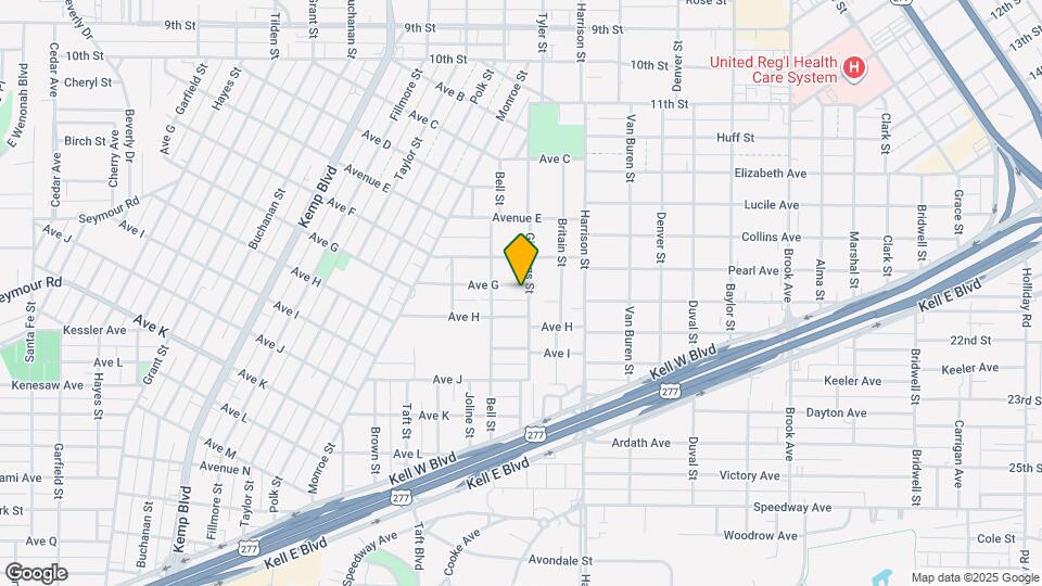 2123 Ave G Map and Location Details