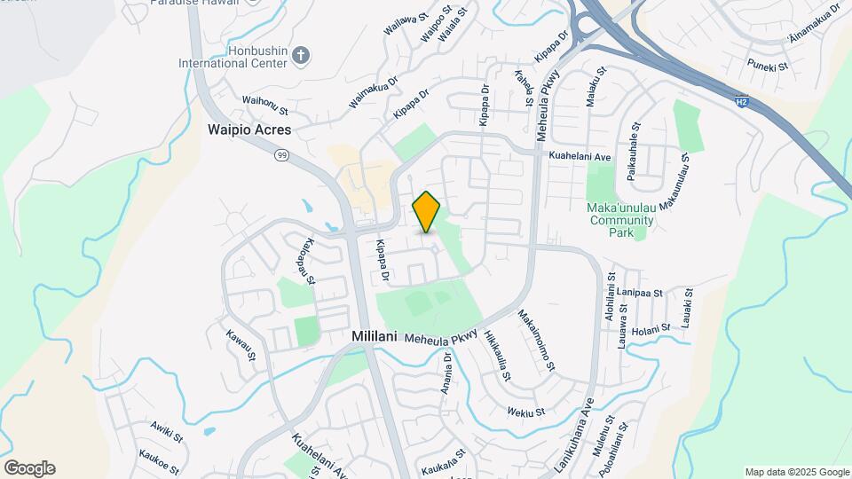 Mililani Garden Homes Map and Location Details
